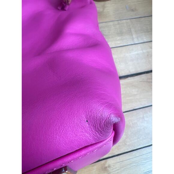 Dooney & Bourke McKenzie Bubblegum Pink Large Hobo Bag Purse Handbag - Picture 6 of 12